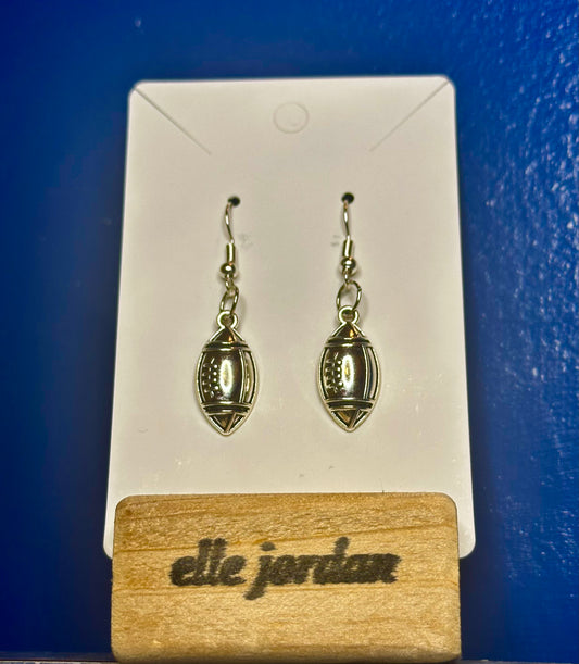 Silver Football Charm Dangle